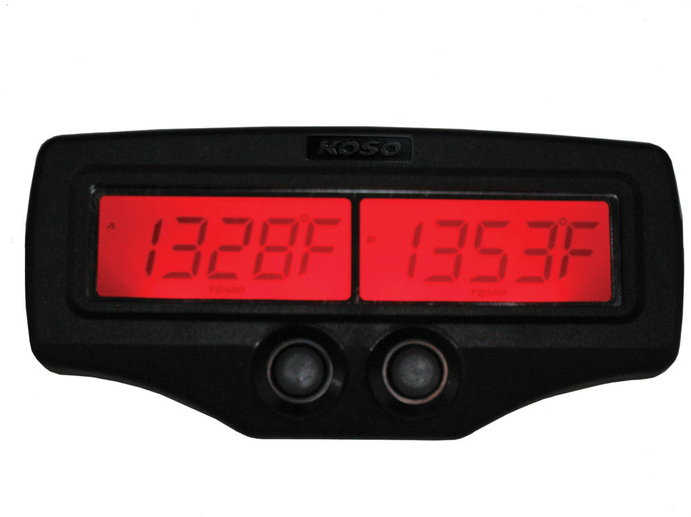 KOSO EGT DUAL EXHAUST TEMPERATURE GAUGE